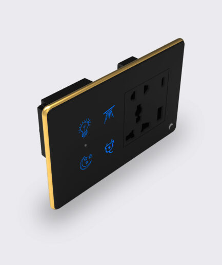 Blackcat Exotic 4 Switch, 5 Pin Socket, USB Type A & C 18W Fast Charging Panel - 4M (4,0,0,1)