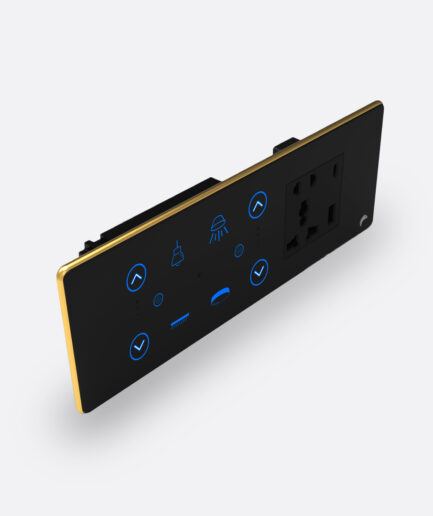 Blackcat Exotic 4 Switch, 2 Fan, 5 Pin Socket, USB Type A & C 18W Fast Charging Panel - 6/8M (4,2,0,1)