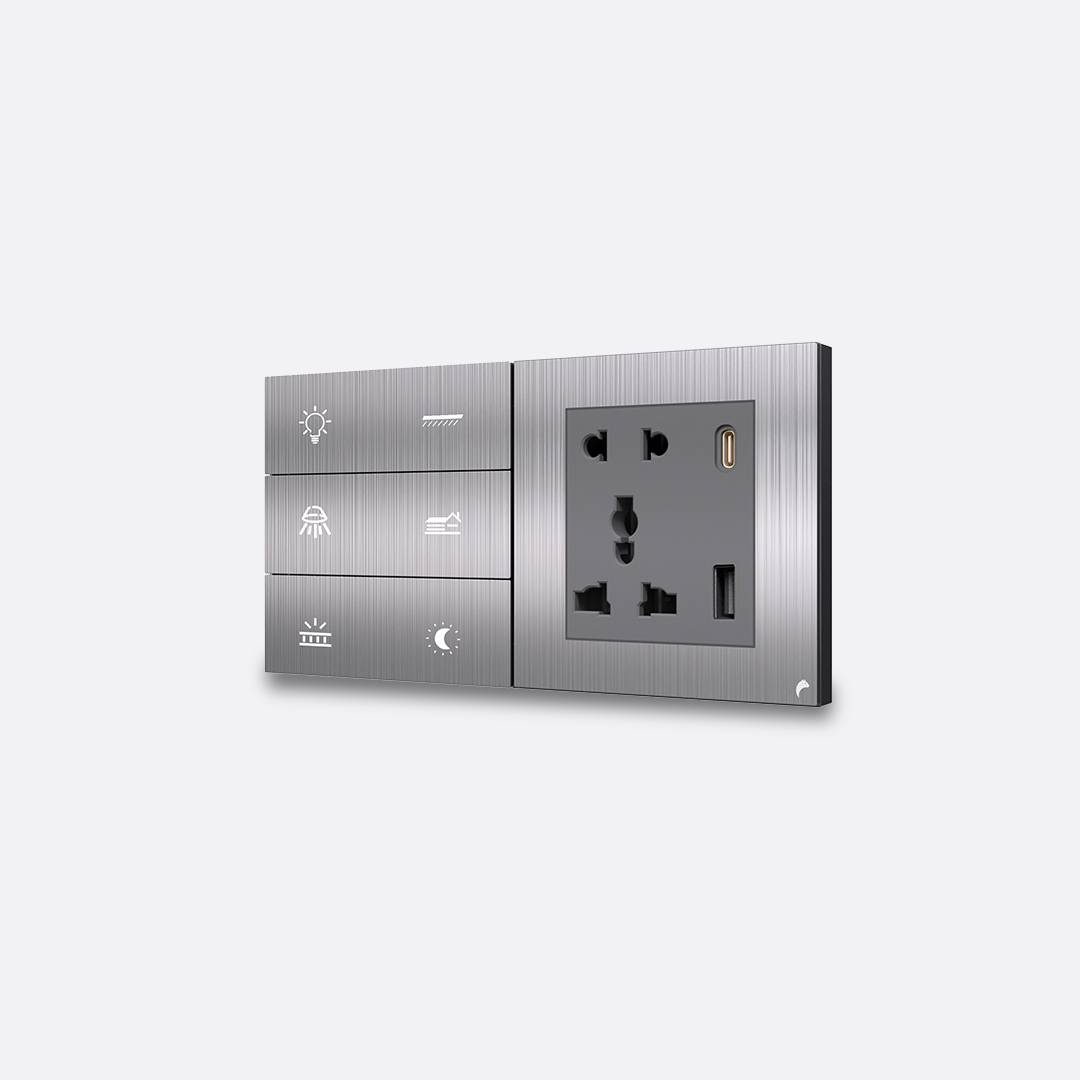 6 Switch + Socket-1