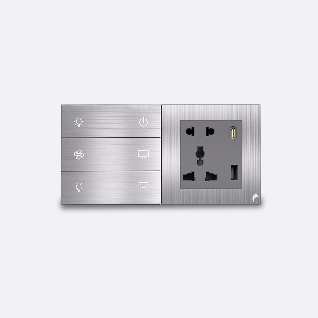 6 Switch + Socket