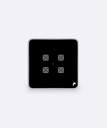Blackcat Cyprus 4 Switch Glass Touch Panel - 2M (4,0,0,0)