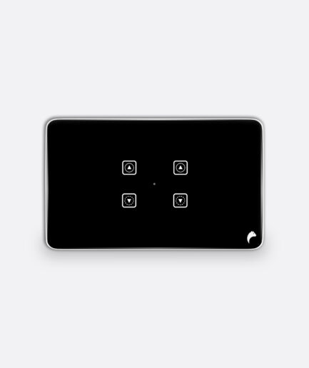 Blackcat Cyprus 2 Dimmer Switch Glass Touch Panel - 4M