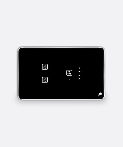 Blackcat Cyprus 2 Switch, 1 Fan Glass Touch Panel - 4M (2,1,0,0)