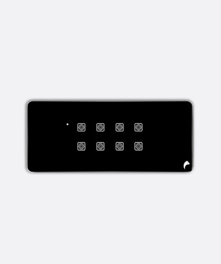 Blackcat Cyprus 8 Switch Glass Touch Panel - 6M (8,0,0,0)