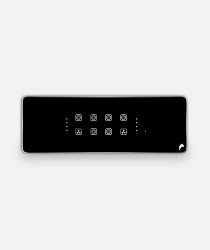 Blackcat Cyprus 6 Switch, 2 Fan Glass Touch Panel - 8M (6,2,0,0)
