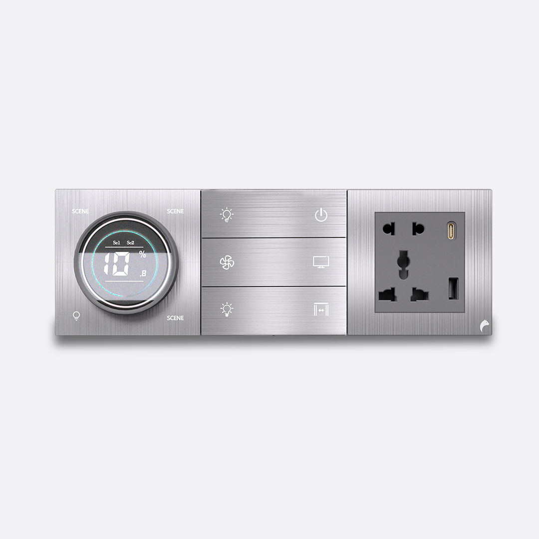 Knob + 10 Switch + Socket