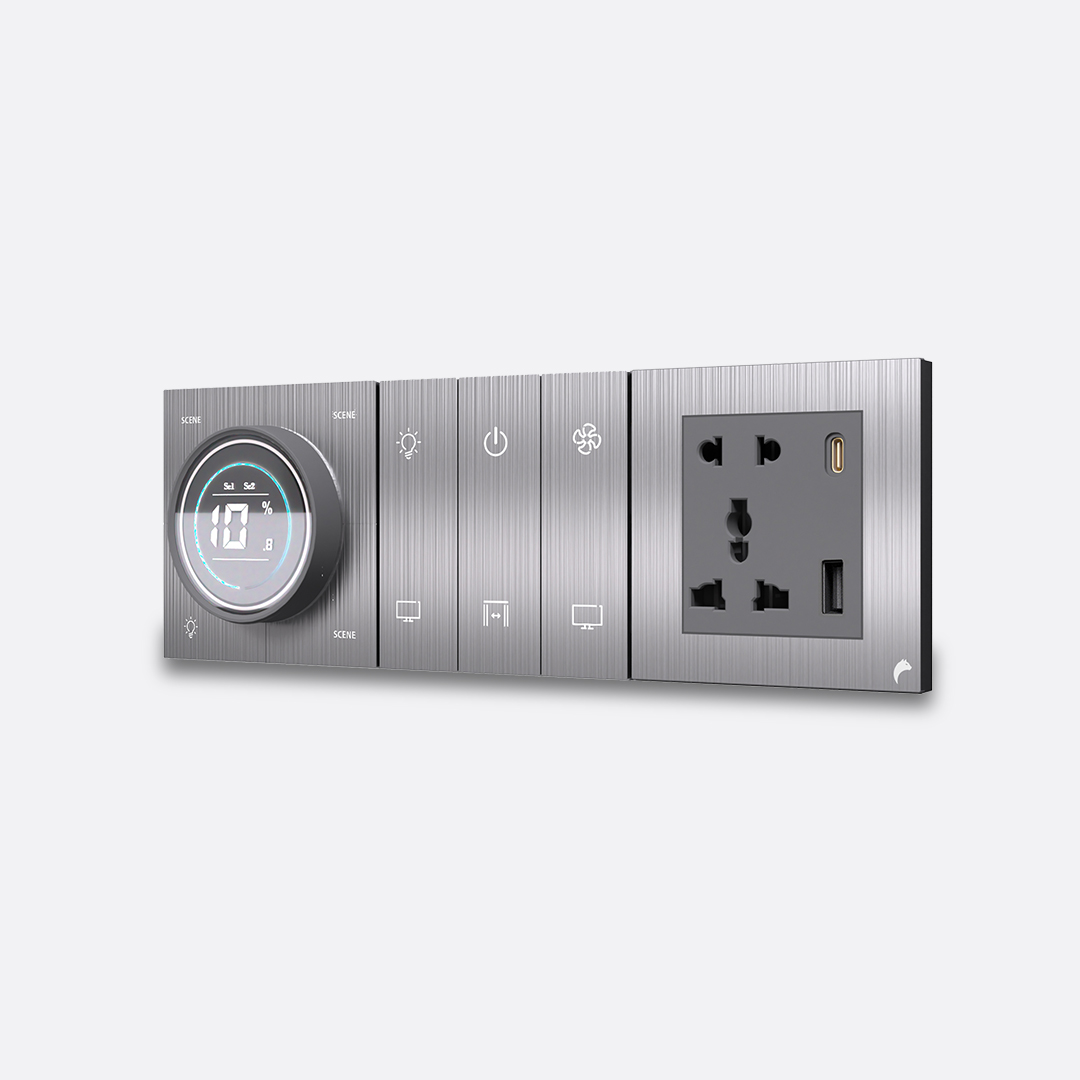 Knob + 10 Switch + Socket