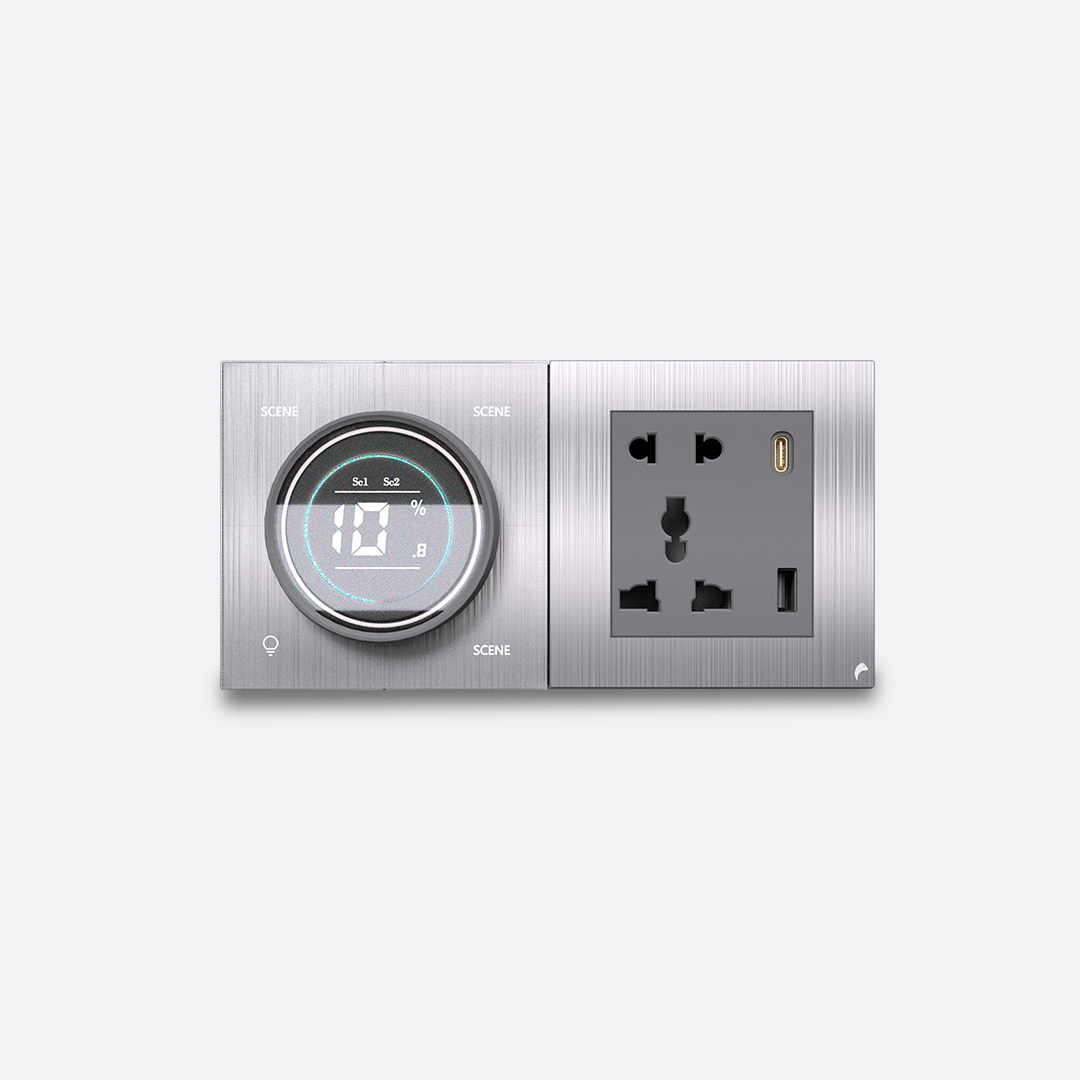 Knob + 4 Switch + Socke